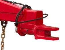 Trailer Chassis Pivoting Hitch Feature